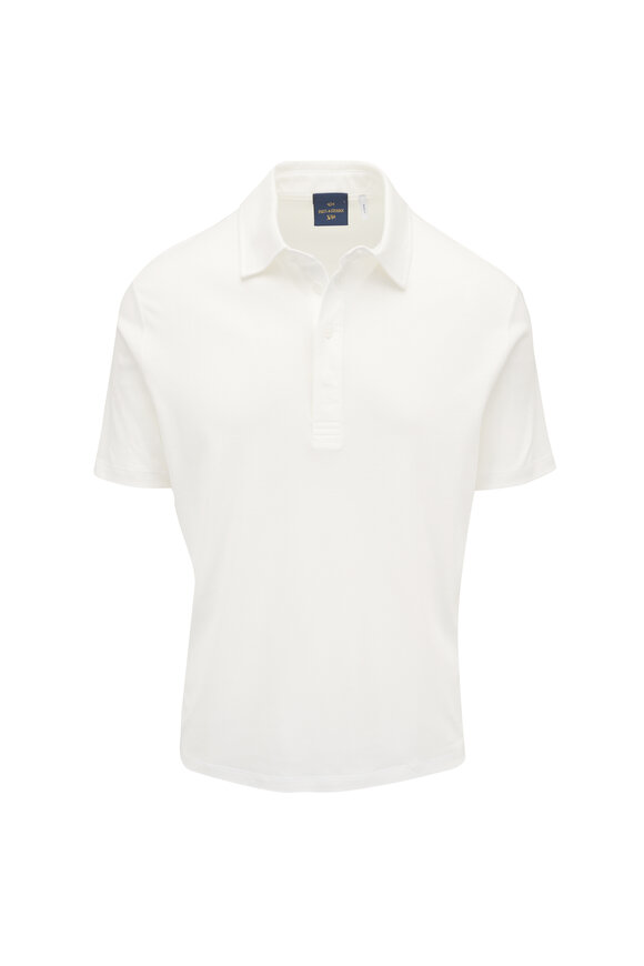 Paul & Shark White Extra Soft Interlock Polo