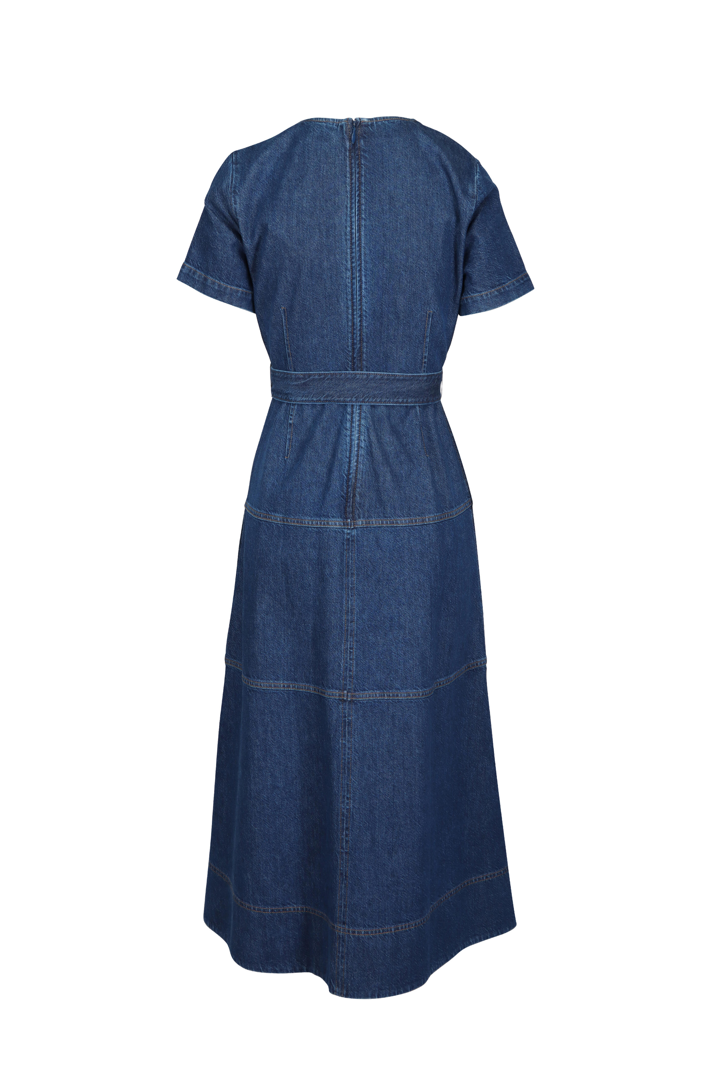 Tanya Taylor - Classic Indigo Blue Ella Dress