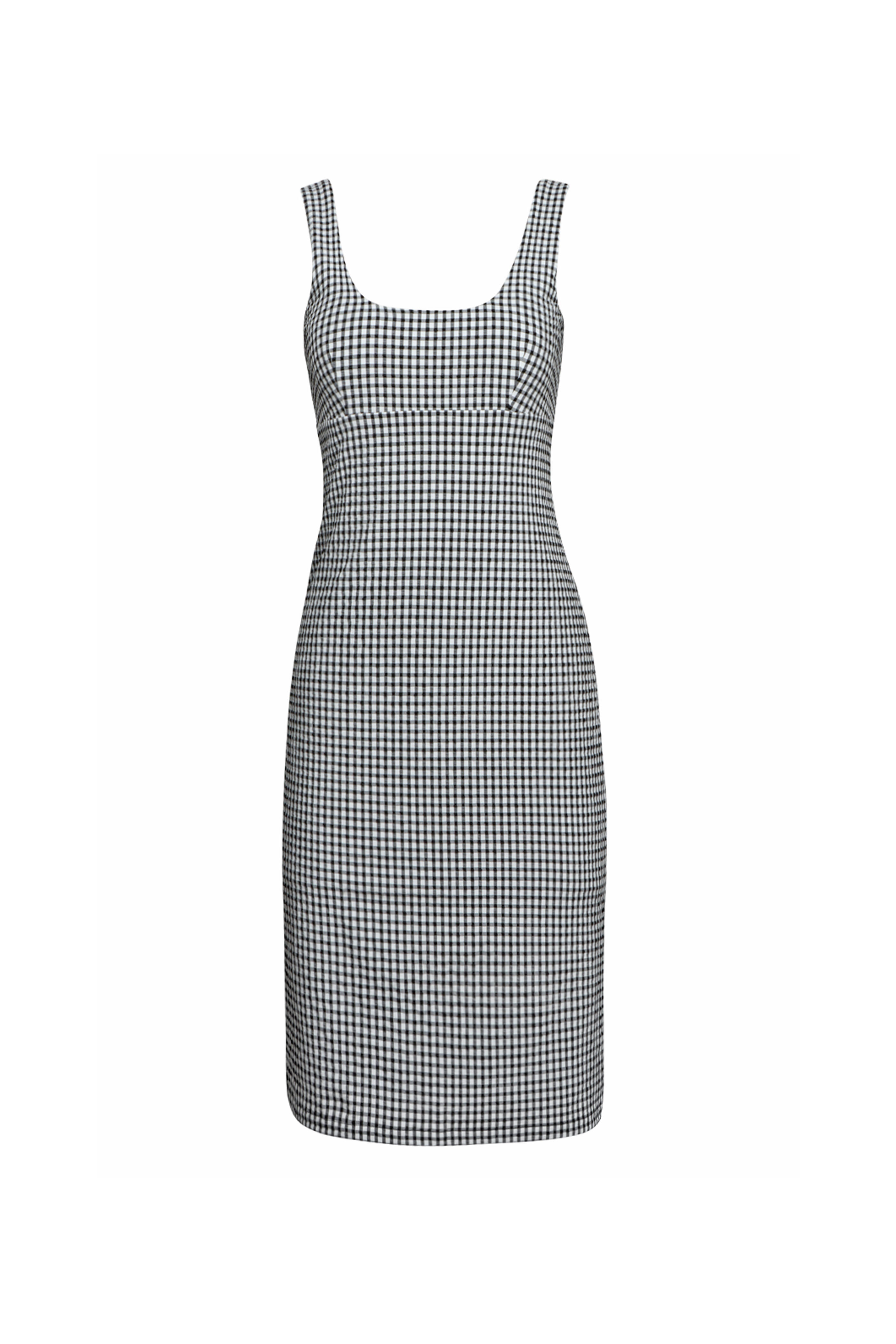 Rohe Frames - Black Gingham Midi Dress