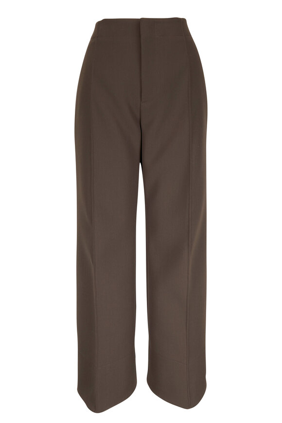 Bottega Veneta - Olive Compact Wool Pant