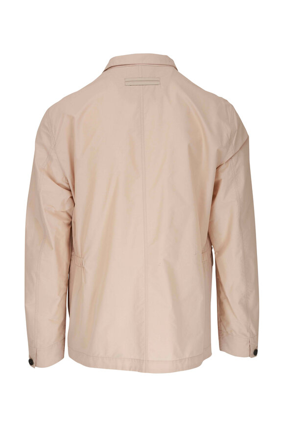 Zegna - Light Beige Cotton & Nylon Tech Jacket 