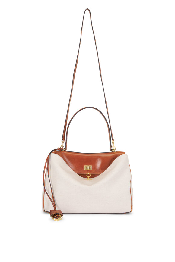 Balenciaga Medium Rodeo Natural & Tan Cowboy Top Handle Bag - view 1