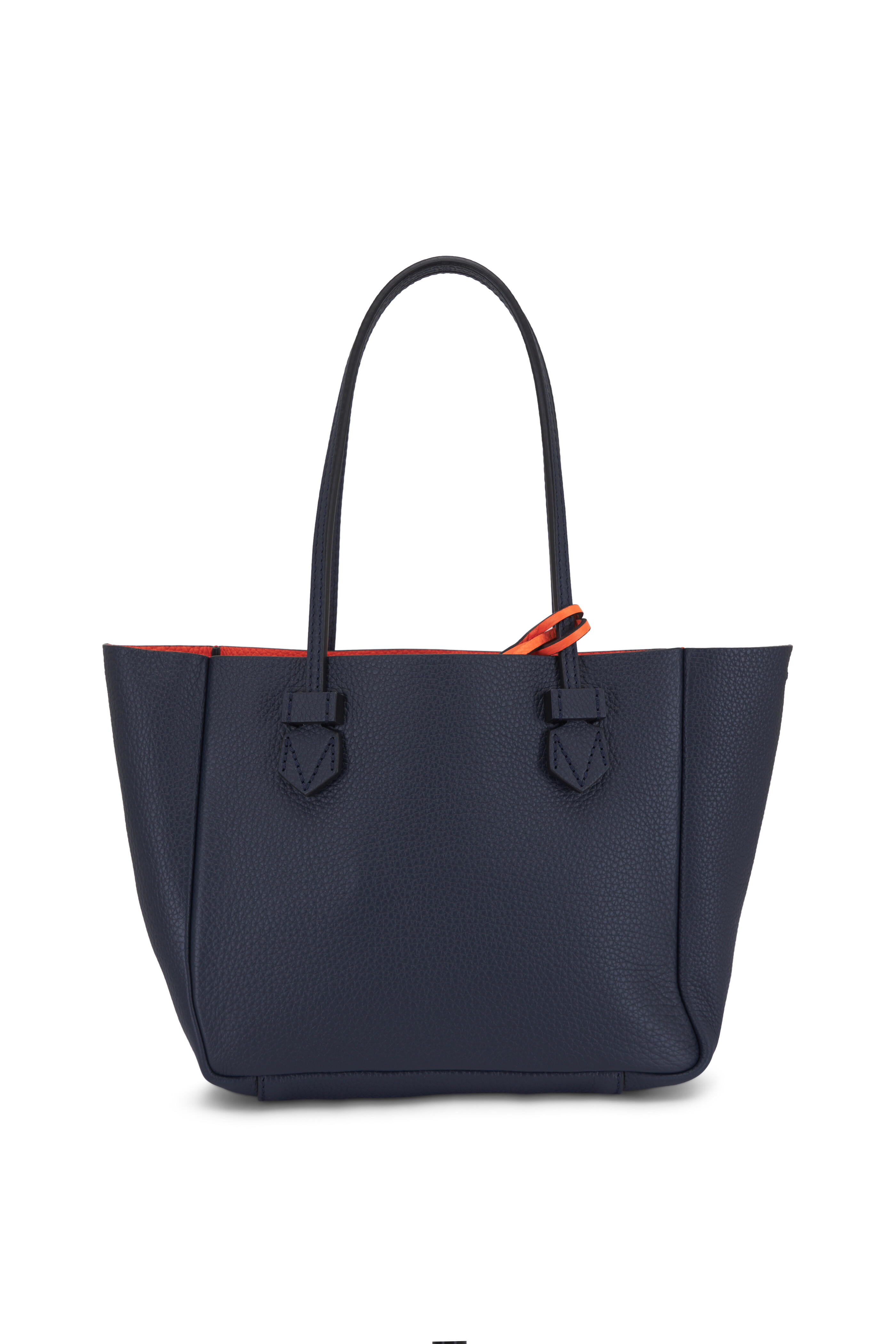 Moreau Paris - Mini Vincennes Navy & Orange Reversible Tote