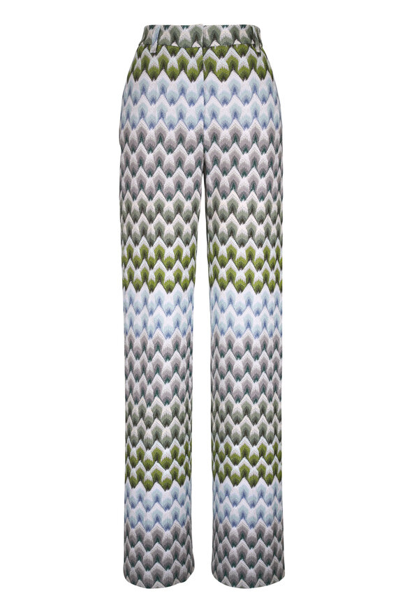 Missoni Multicolor Lamé Straight Leg Pant - view 1