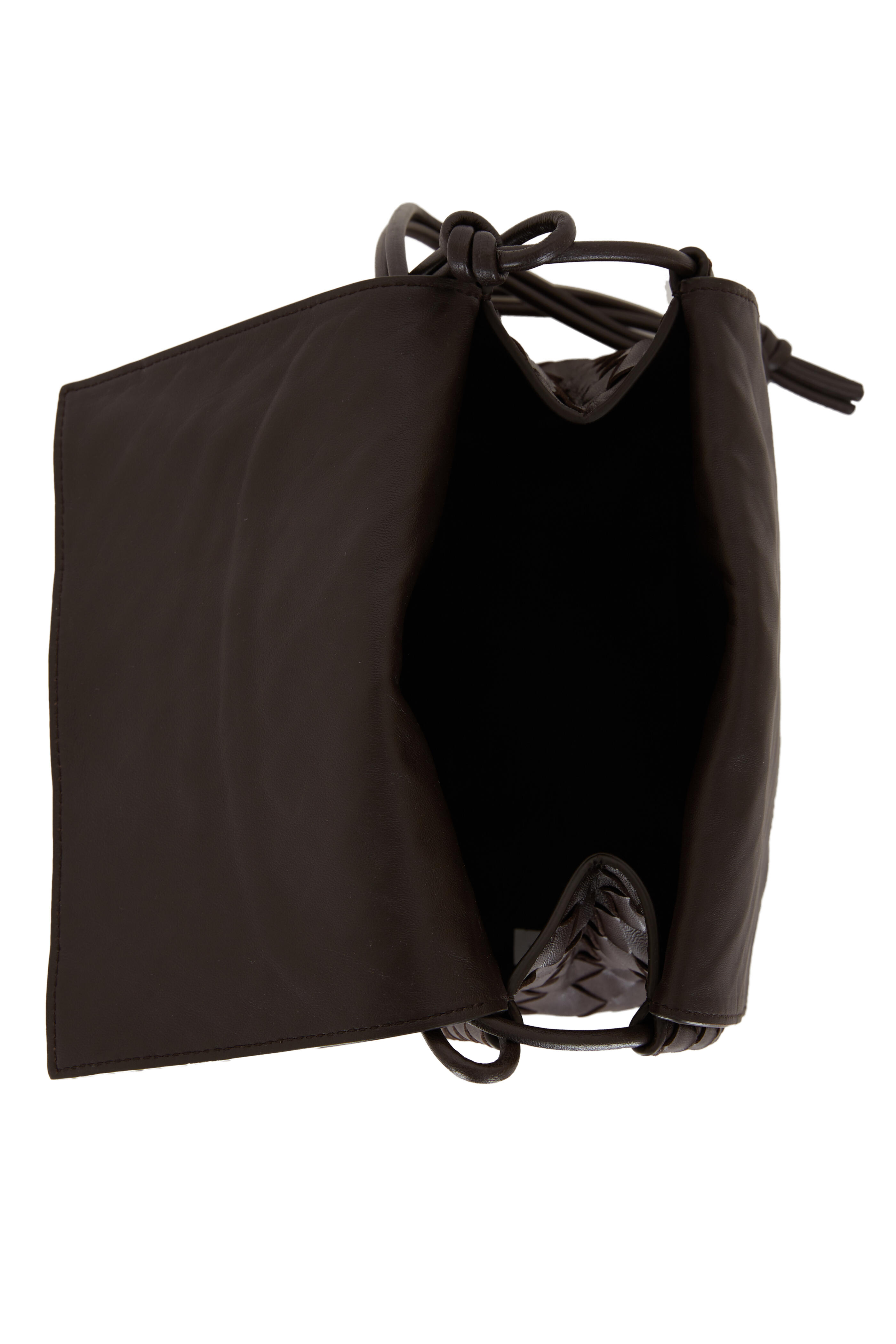 Bottega Veneta - Dark Brown Small BV Fold Crossbody