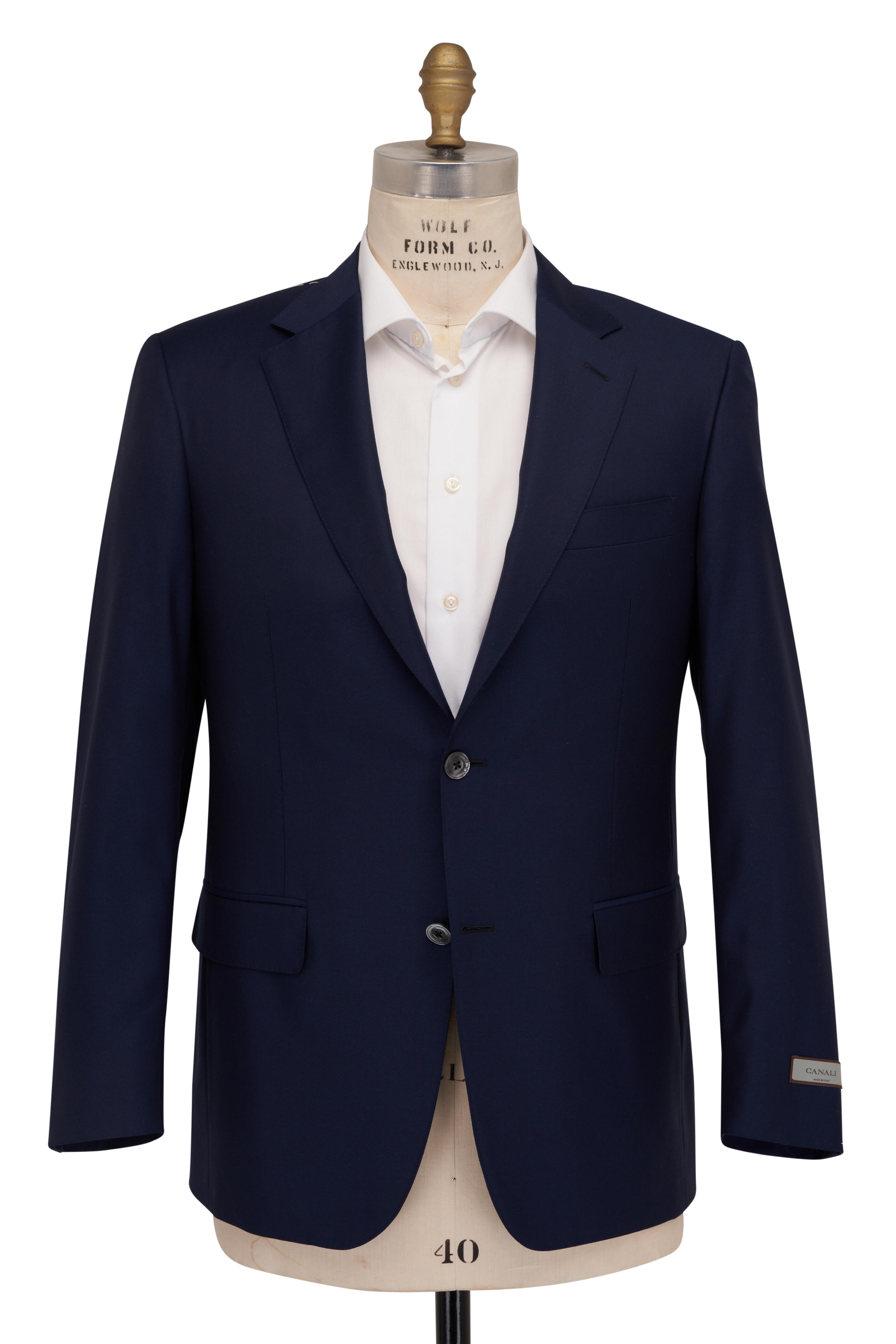 Canali - Navy Blue 150's Wool Sportcoat