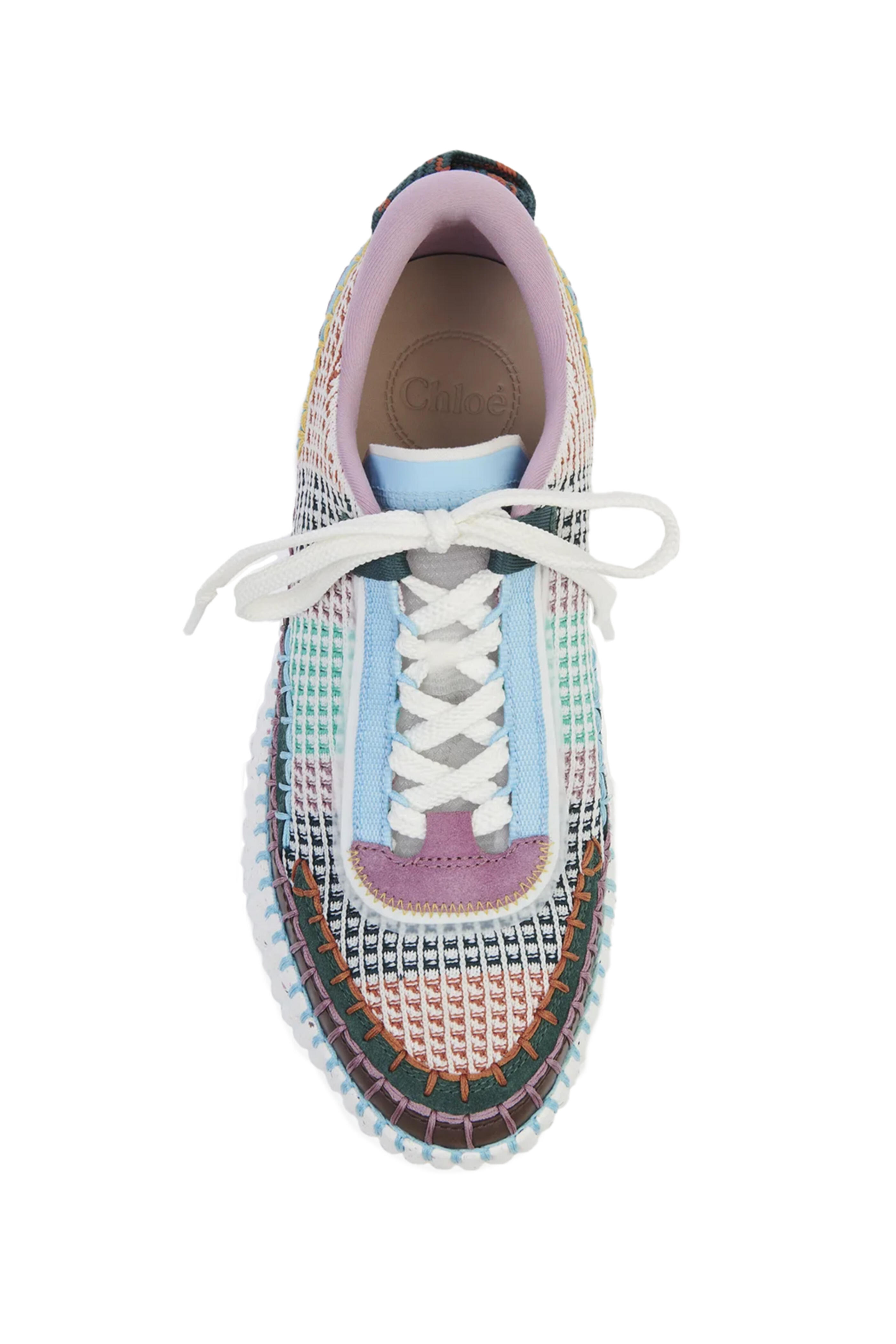 outlet【Chloe】Nama☆Creamy Lilac ローカット スニーカー Chloé - Nama Sneaker in Creamy Lilac | Mitchell Stores