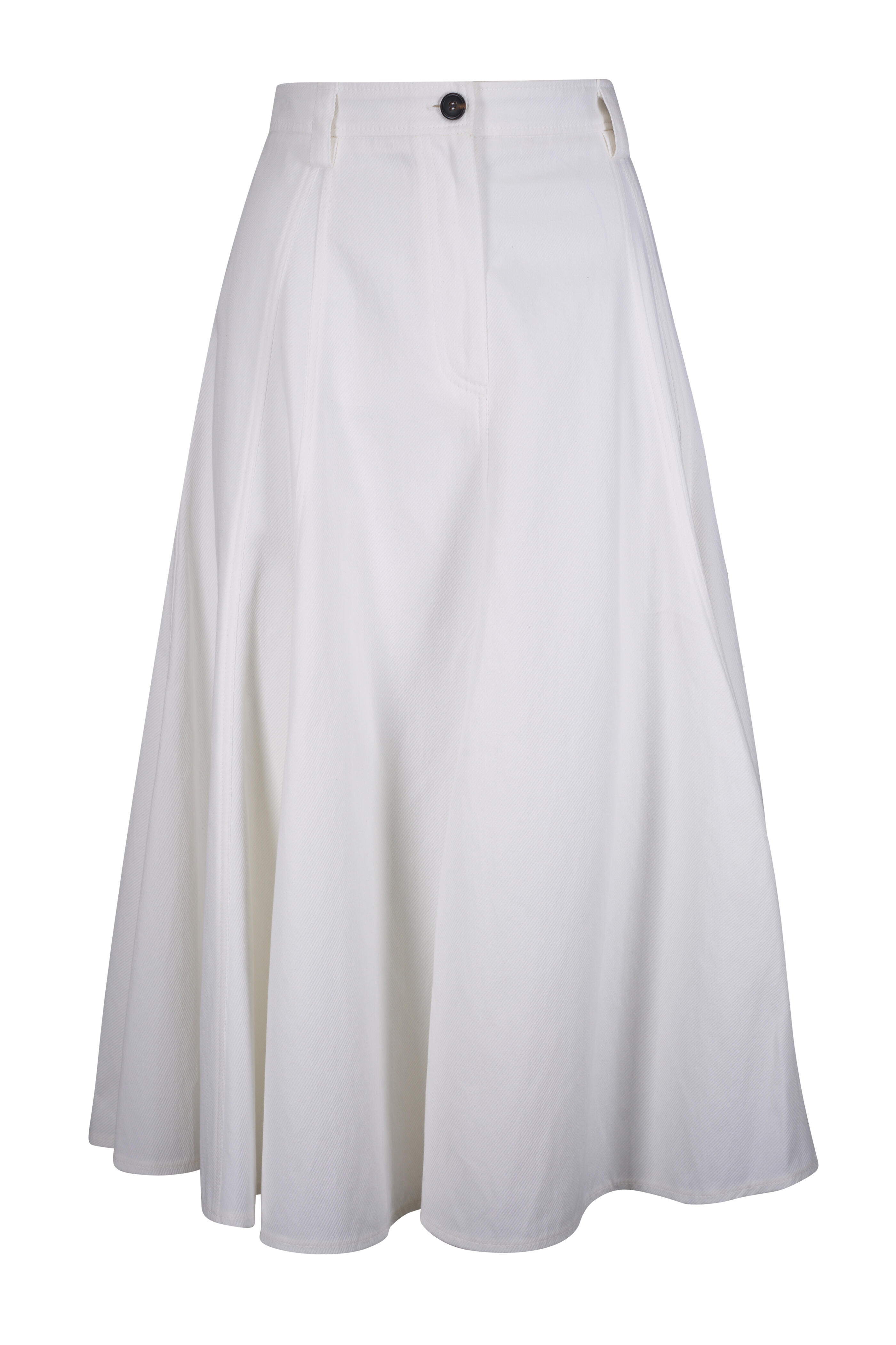 Brunello Cucinelli - Natural Paper Twill Circle Skirt
