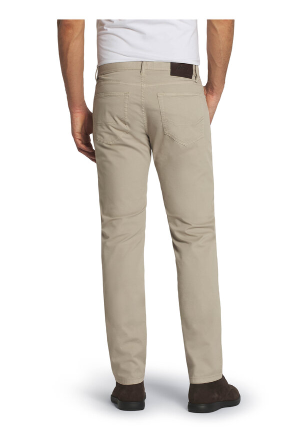 Brioni - Beige Stretch Cotton Five Pocket Pant