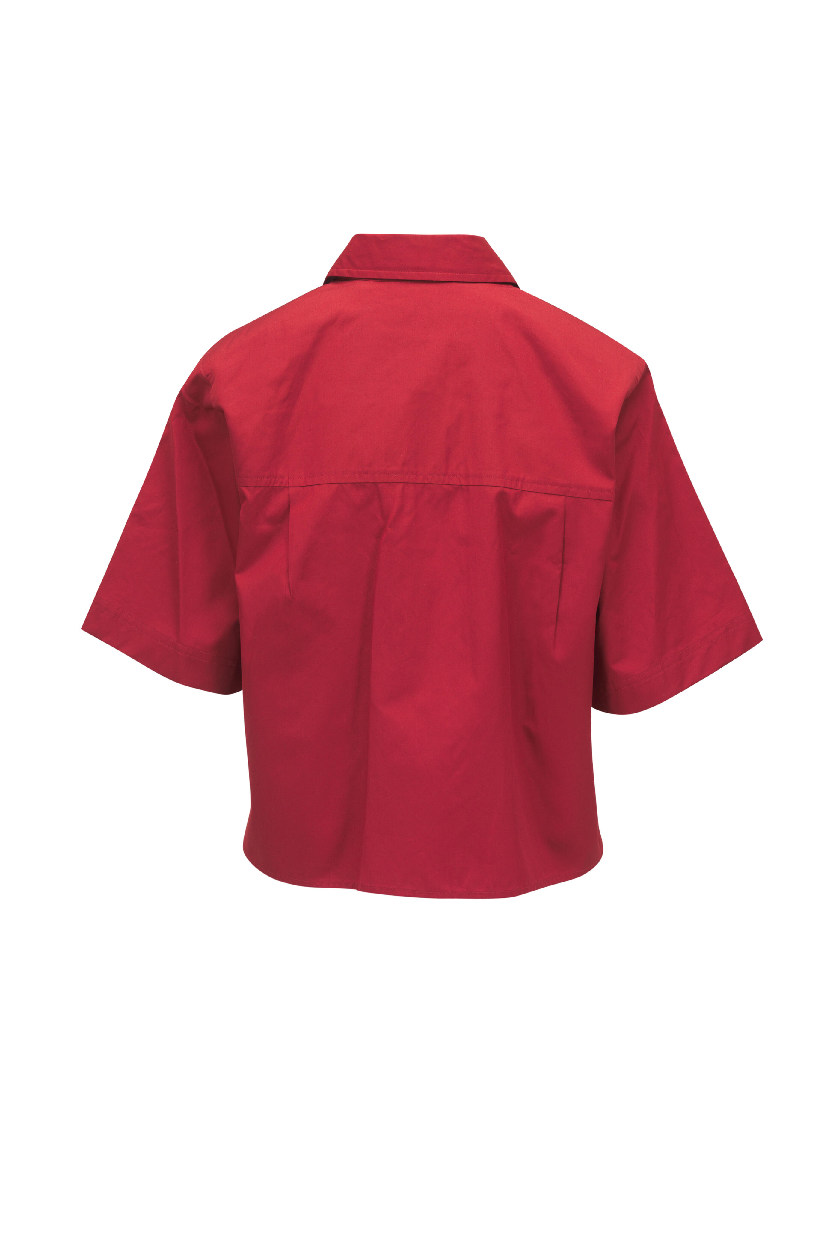 Vince - Brick Rose Cotton Cropped Shirt | Mitchell Stores