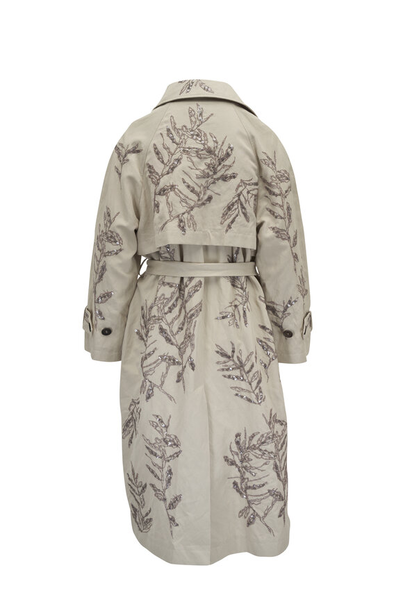 Brunello Cucinelli - Lead Cashmere Asymetric Zip Overcoat