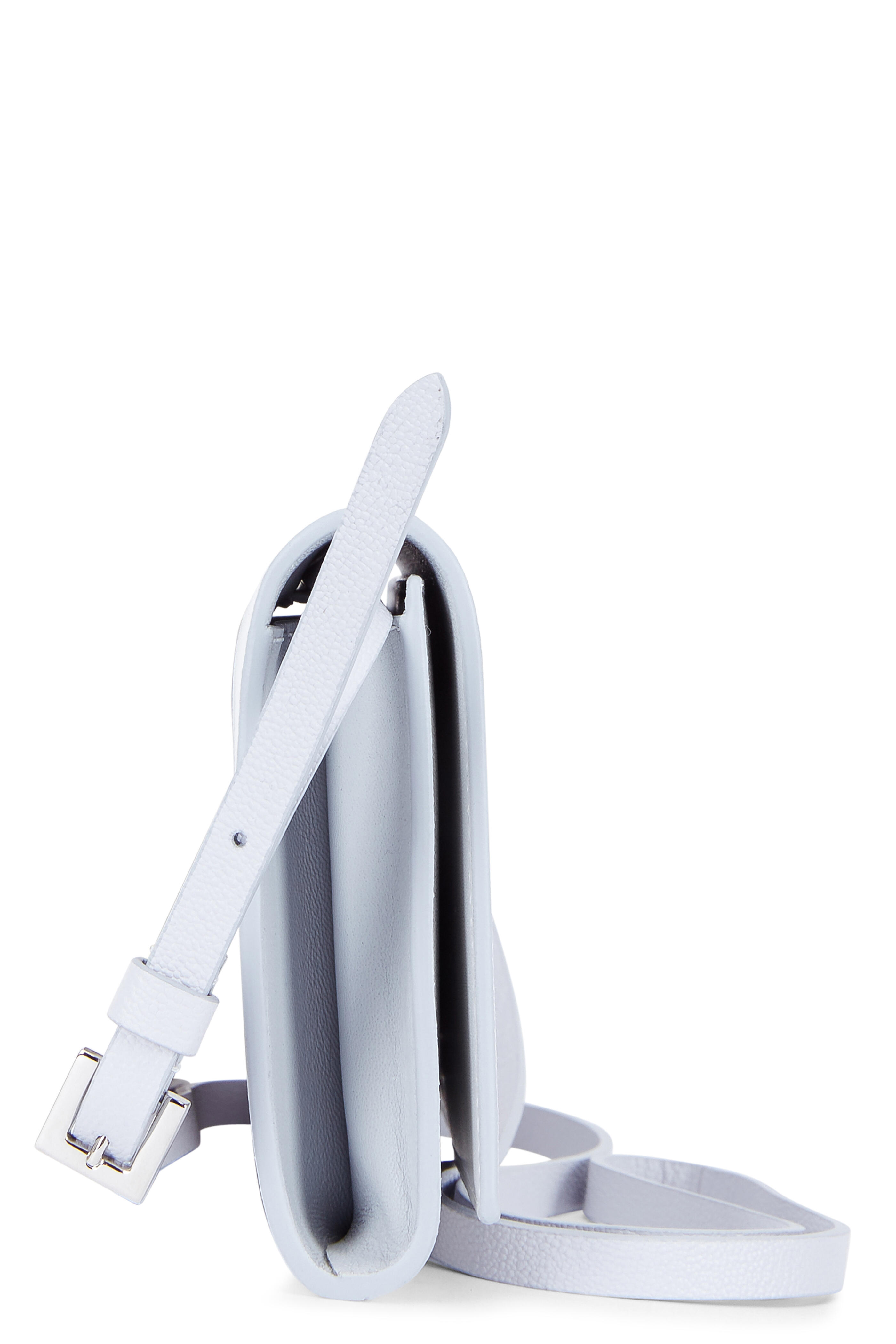 McQueen - Insignia White Leather Strap Wallet