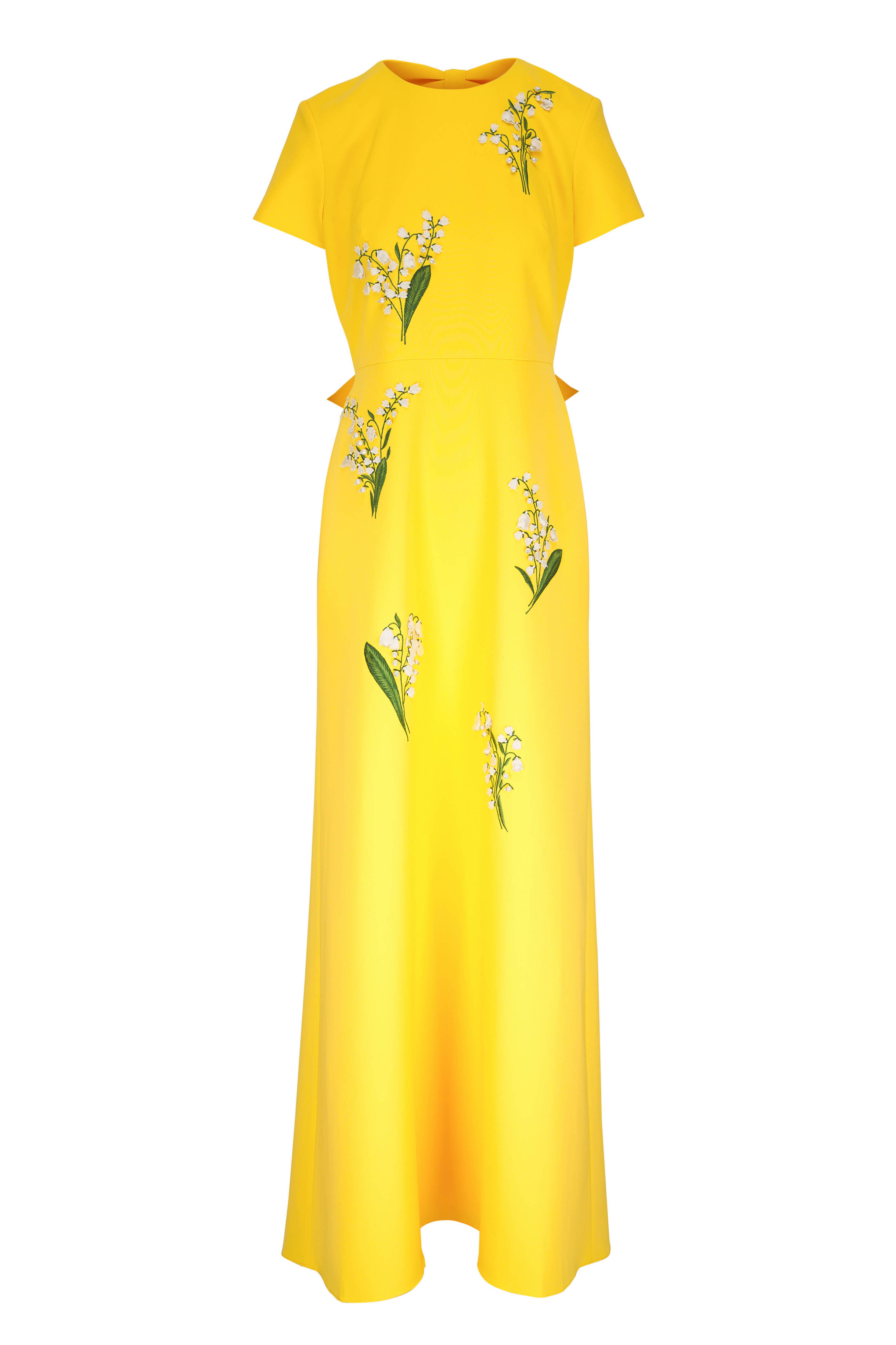 Carolina Herrera - Sun Floral Embroidered Gown | Mitchell Stores