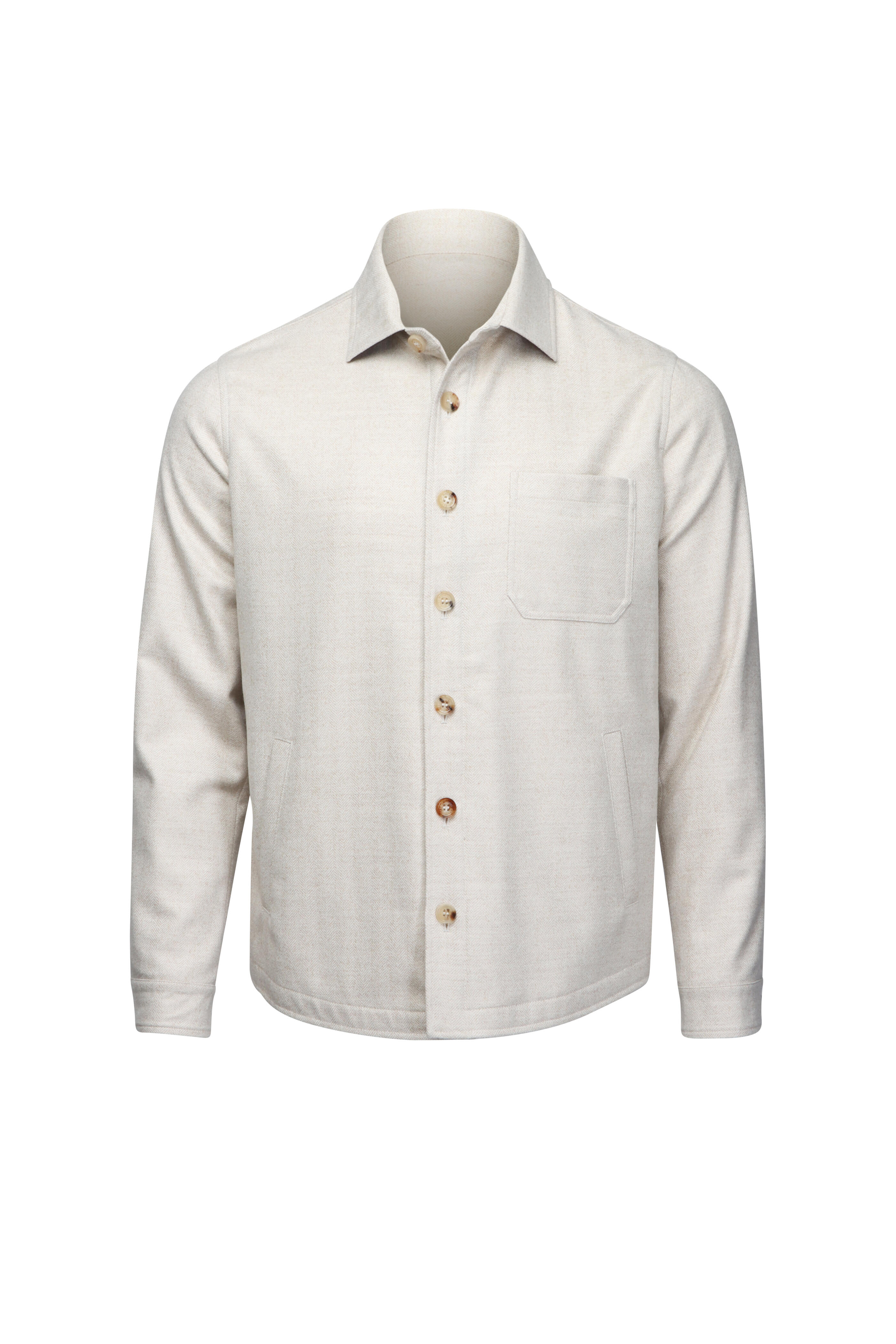 Maurizio Baldassari - Beige Wool Overshirt