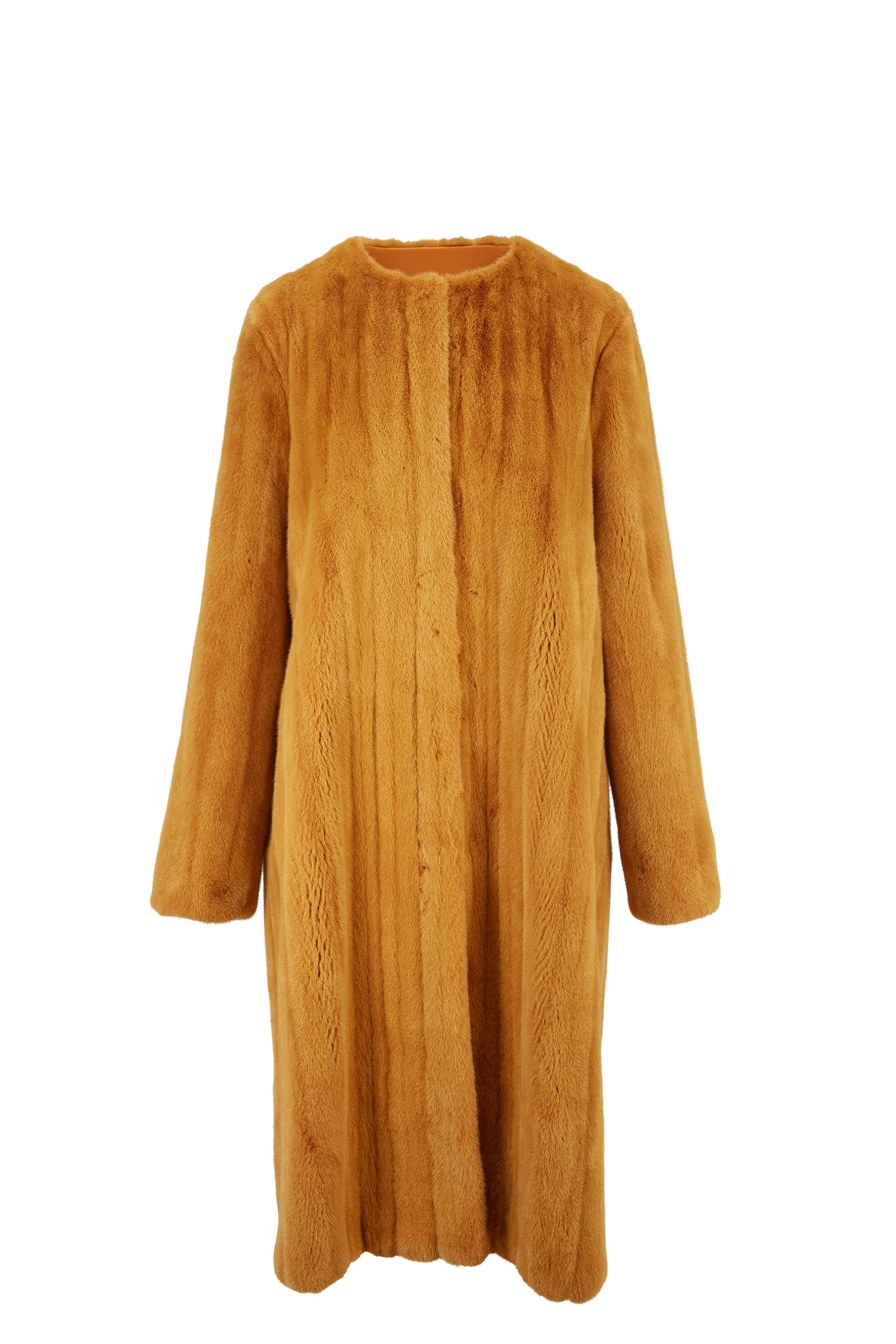 Oscar de la Renta Furs - Honey Dyed Mink Coat