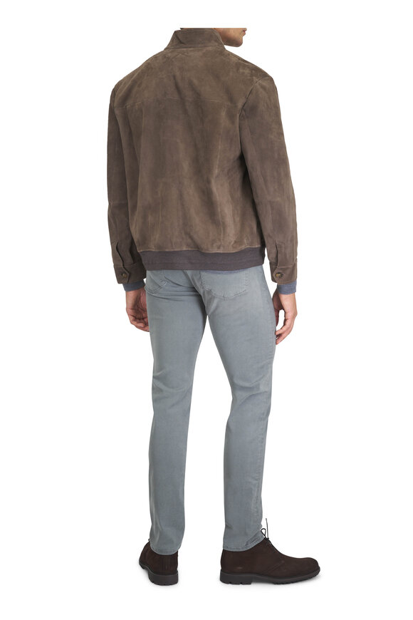 Frame L'Homme Dusty Emerald Brushed Twill Jean - view 3