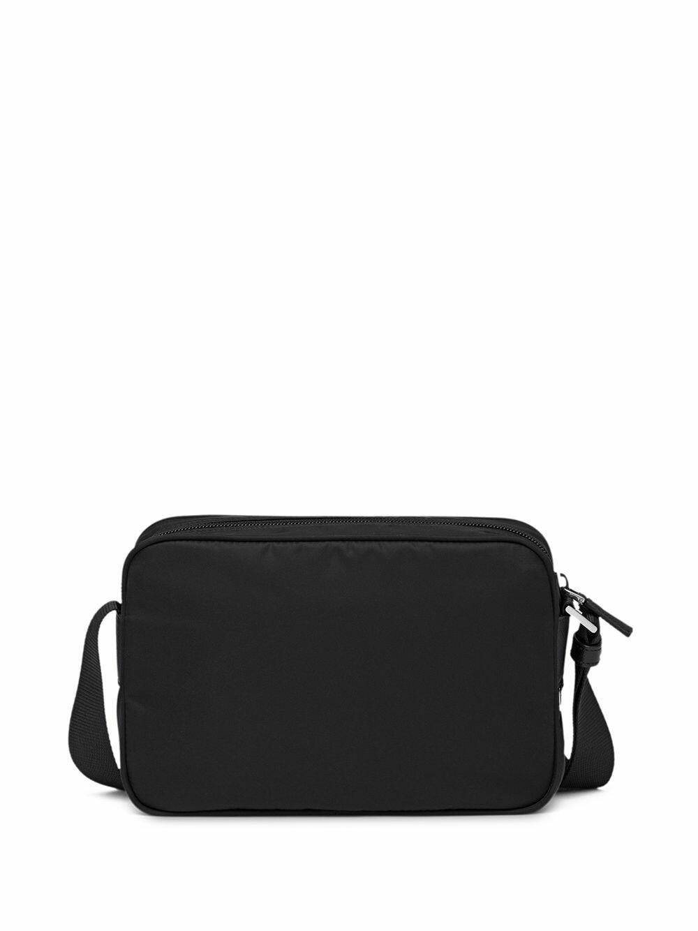 NYLON CROSSBODY BAG - Black