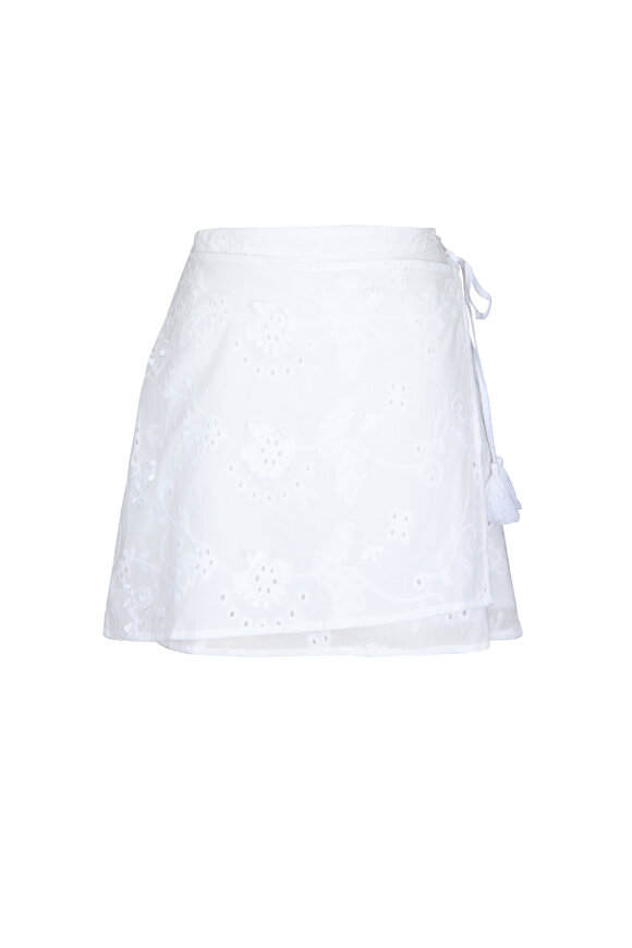 Pq Swim White Sands Aria Wrap Skirt