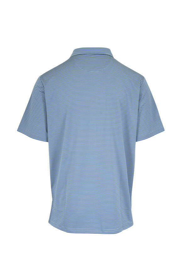 RLX Ralph Lauren Green & Blue Stripe Jersey Polo - view 2
