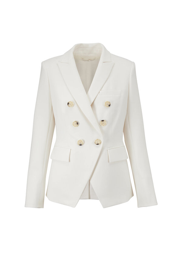 Veronica Beard - Miller Porcelain Double-Breasted Dickey Jacket