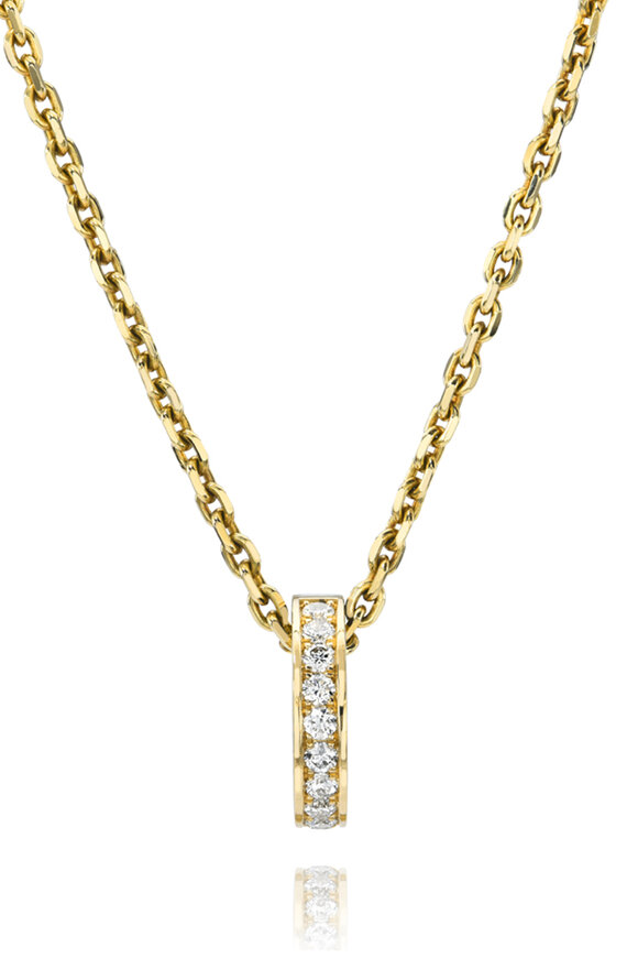 Dru 14k Yellow Gold Diamond Love Bomb Pendant - view 2