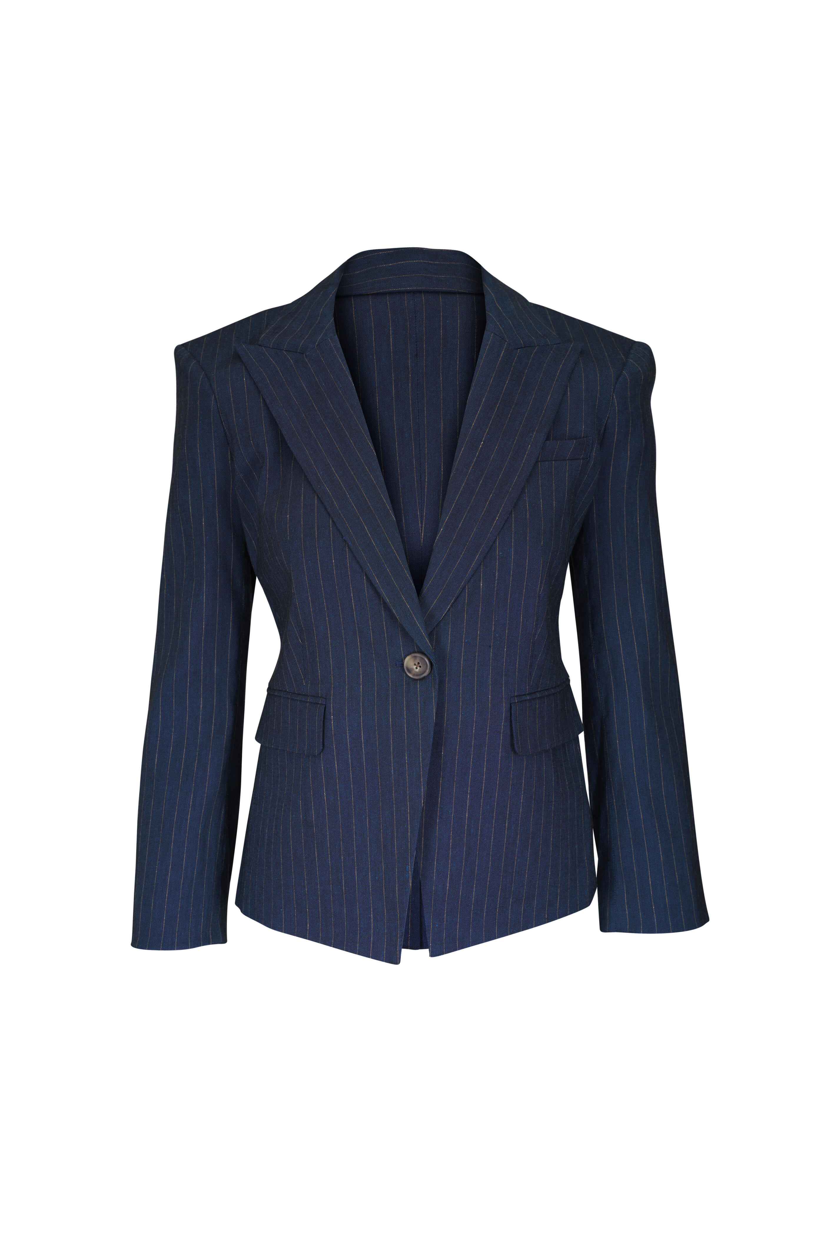 Veronica Beard - Obie Blue & Dove Pinstripe Dickey Jacket