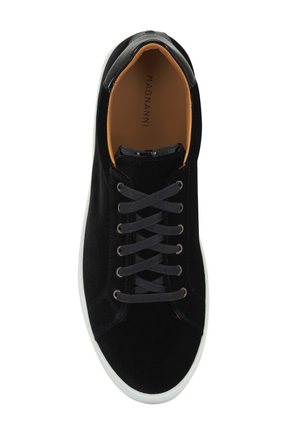 Magnanni - Dalia III Black Velvet Low Top Sneaker