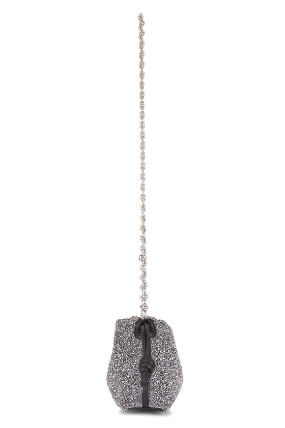 Loewe Mini Flamenco Black & Silver Beaded Leather Purse - view 4