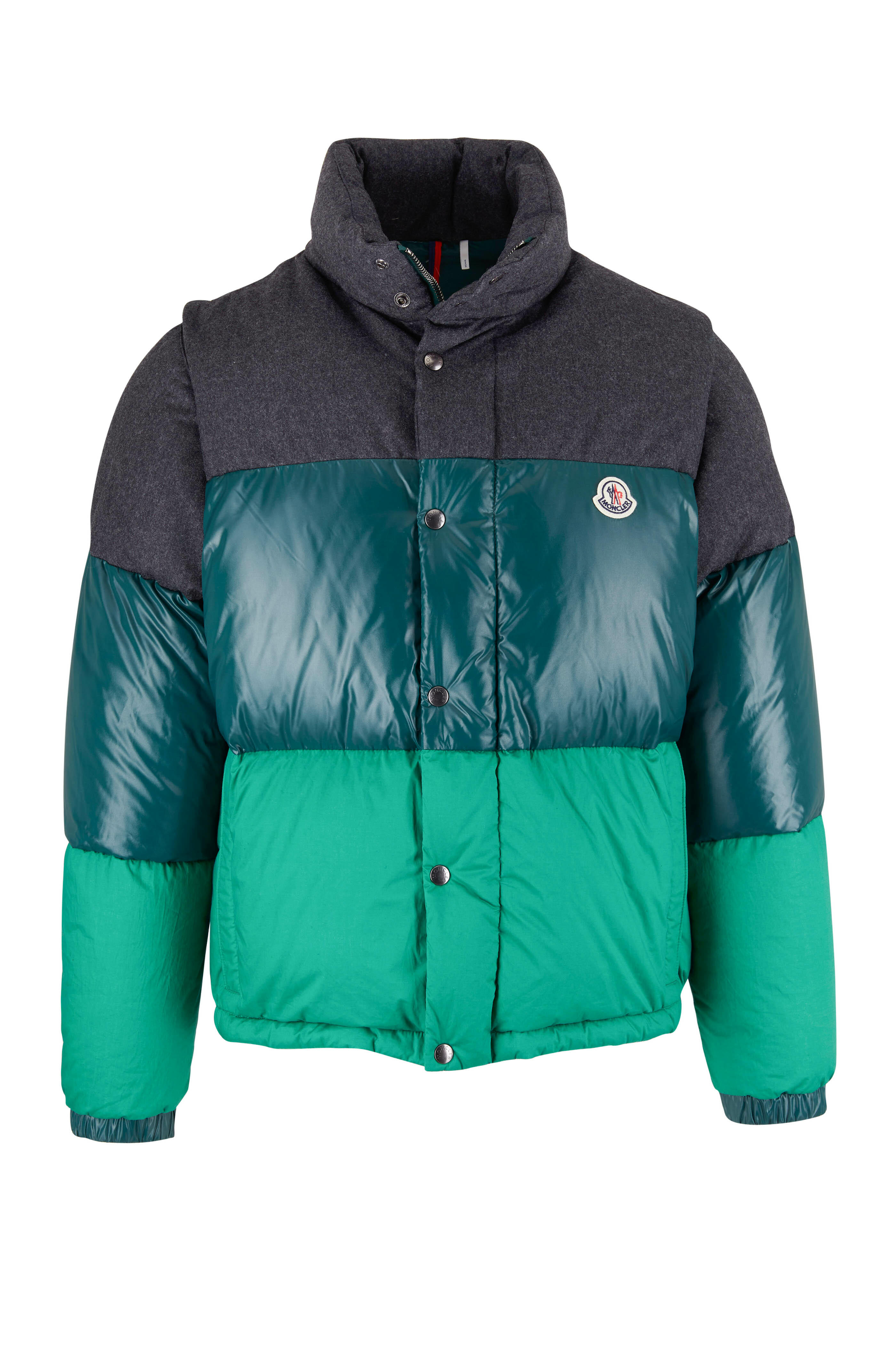 Moncler colorblock puffer new arrivals