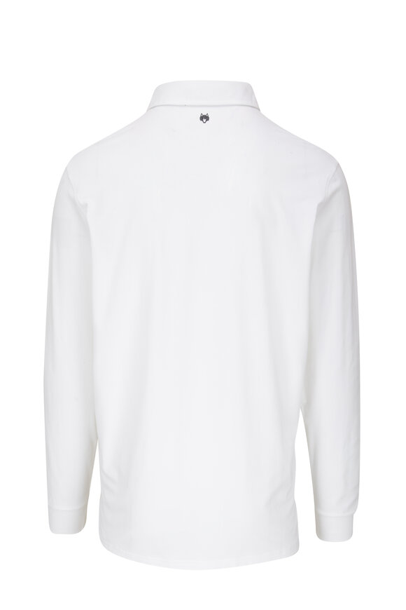 Greyson - Apache Artic White Long Sleeve Polo