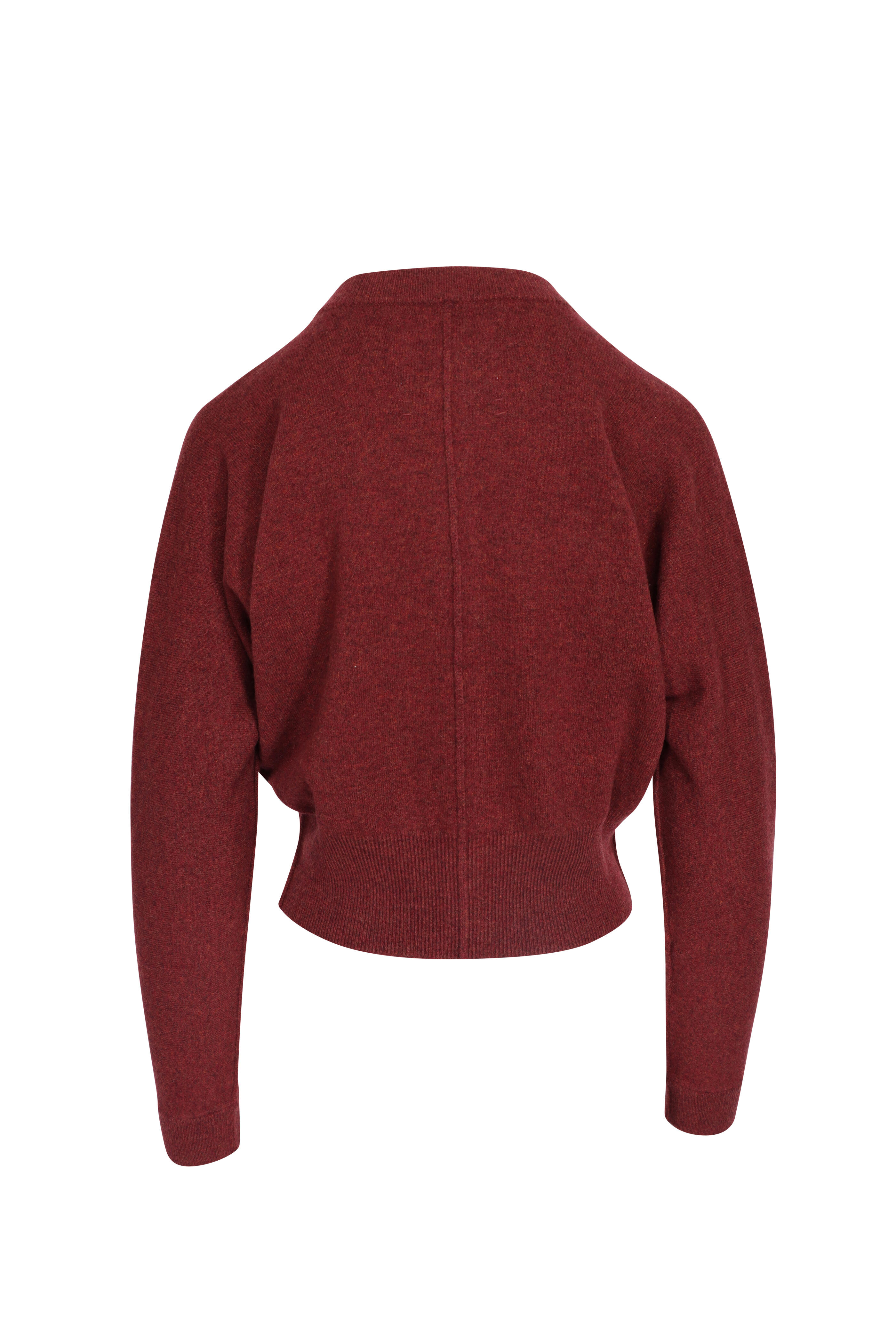 Extreme Cashmere - Blouson Maroon Cardigan