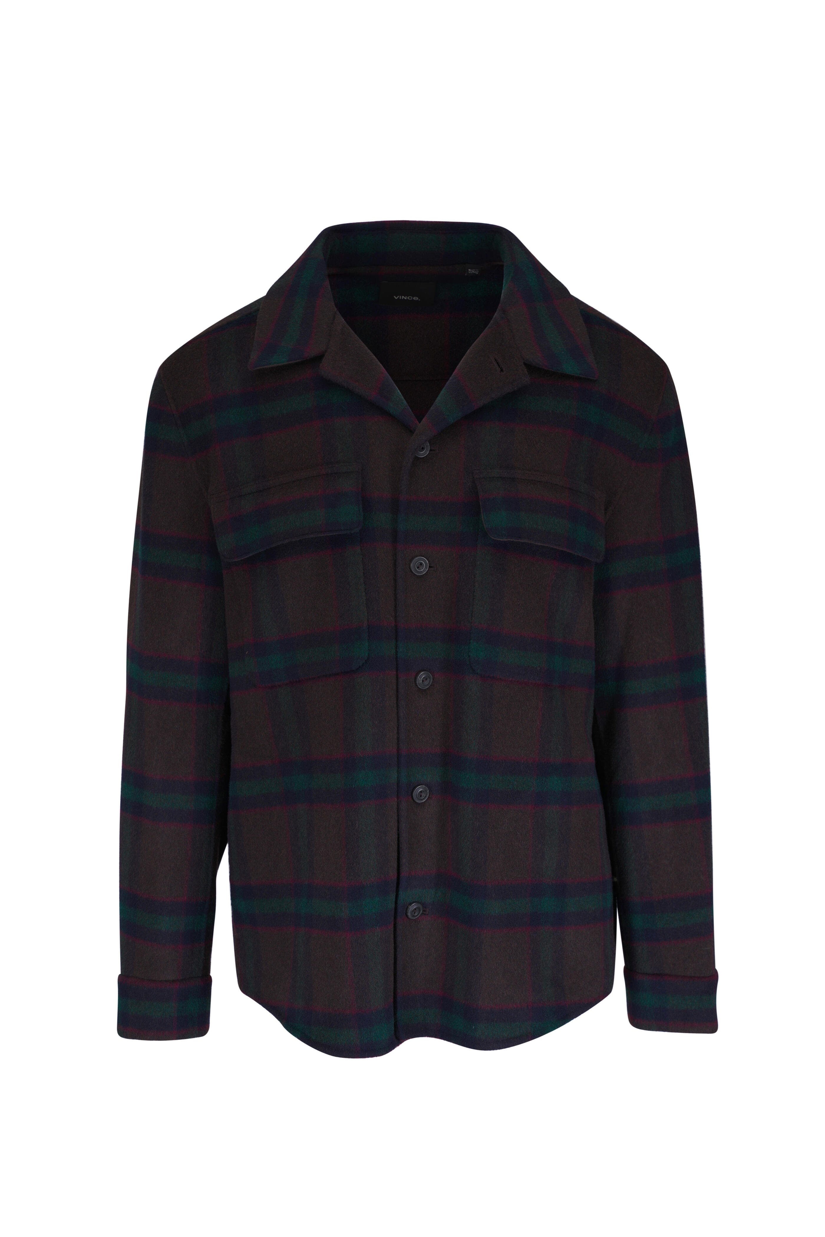 Vince - Coastal Plaid Shacket