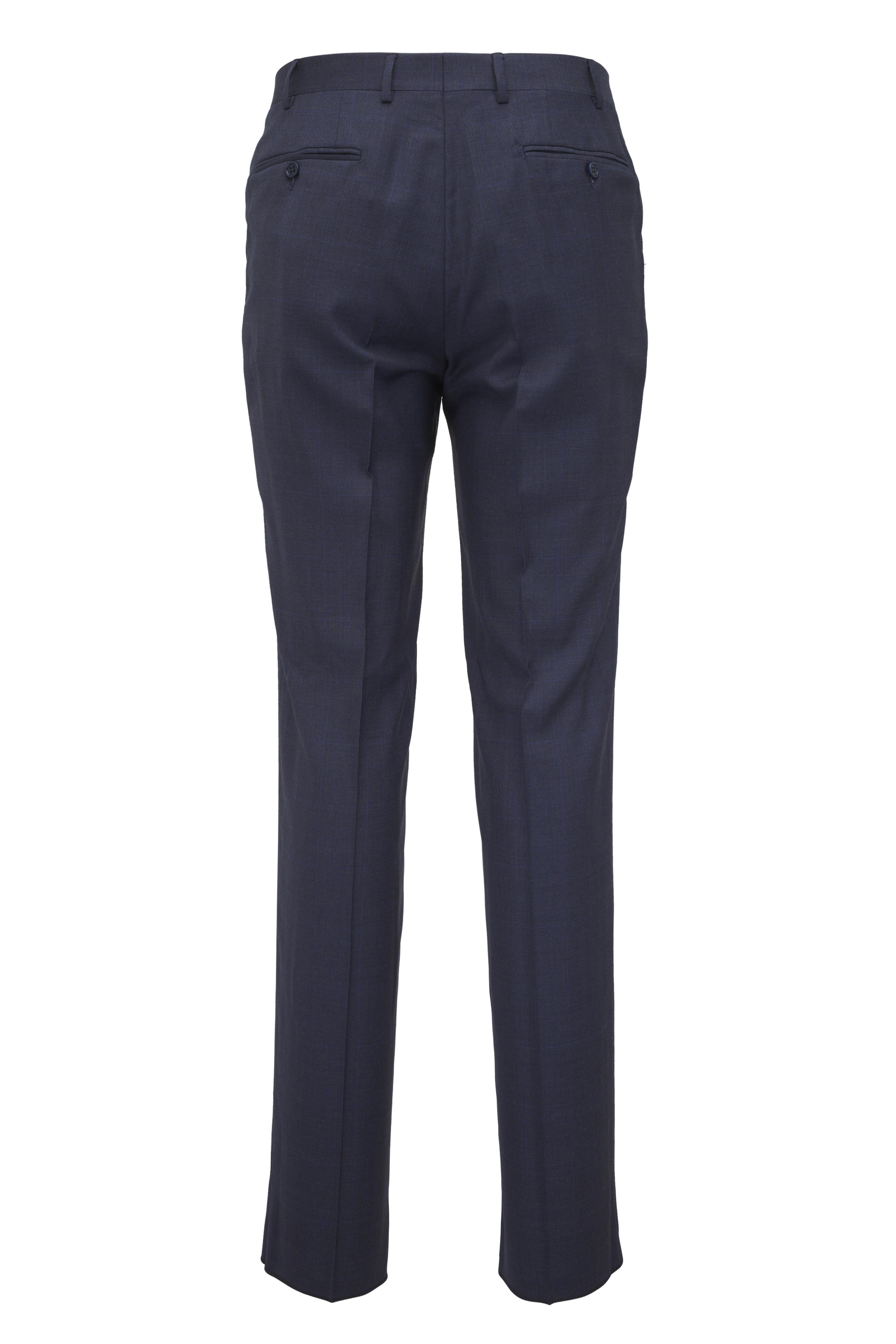 Canali - Blue Glen Plaid Wool Suit