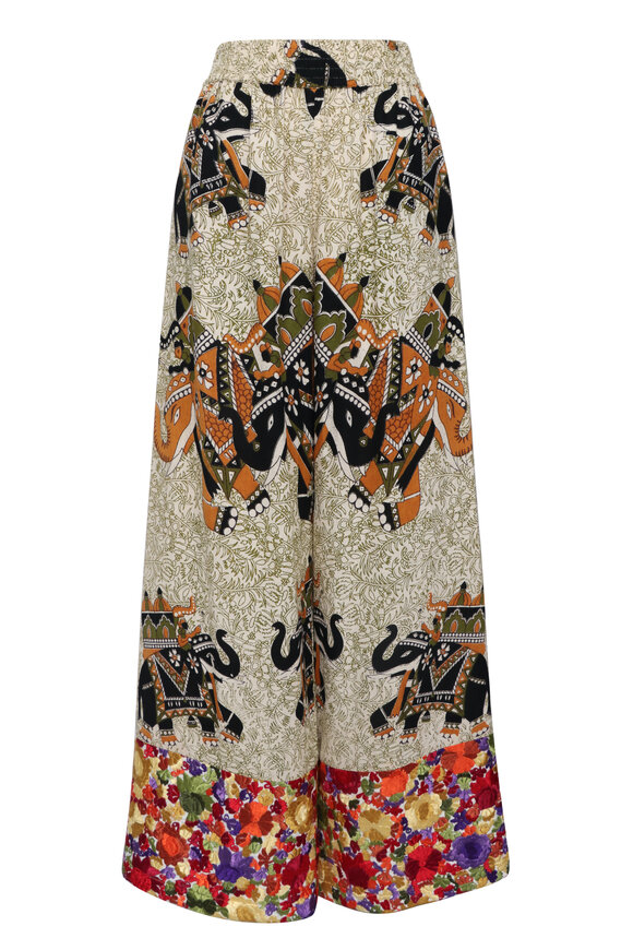 Rianna + Nina Cream Wide Leg Pant