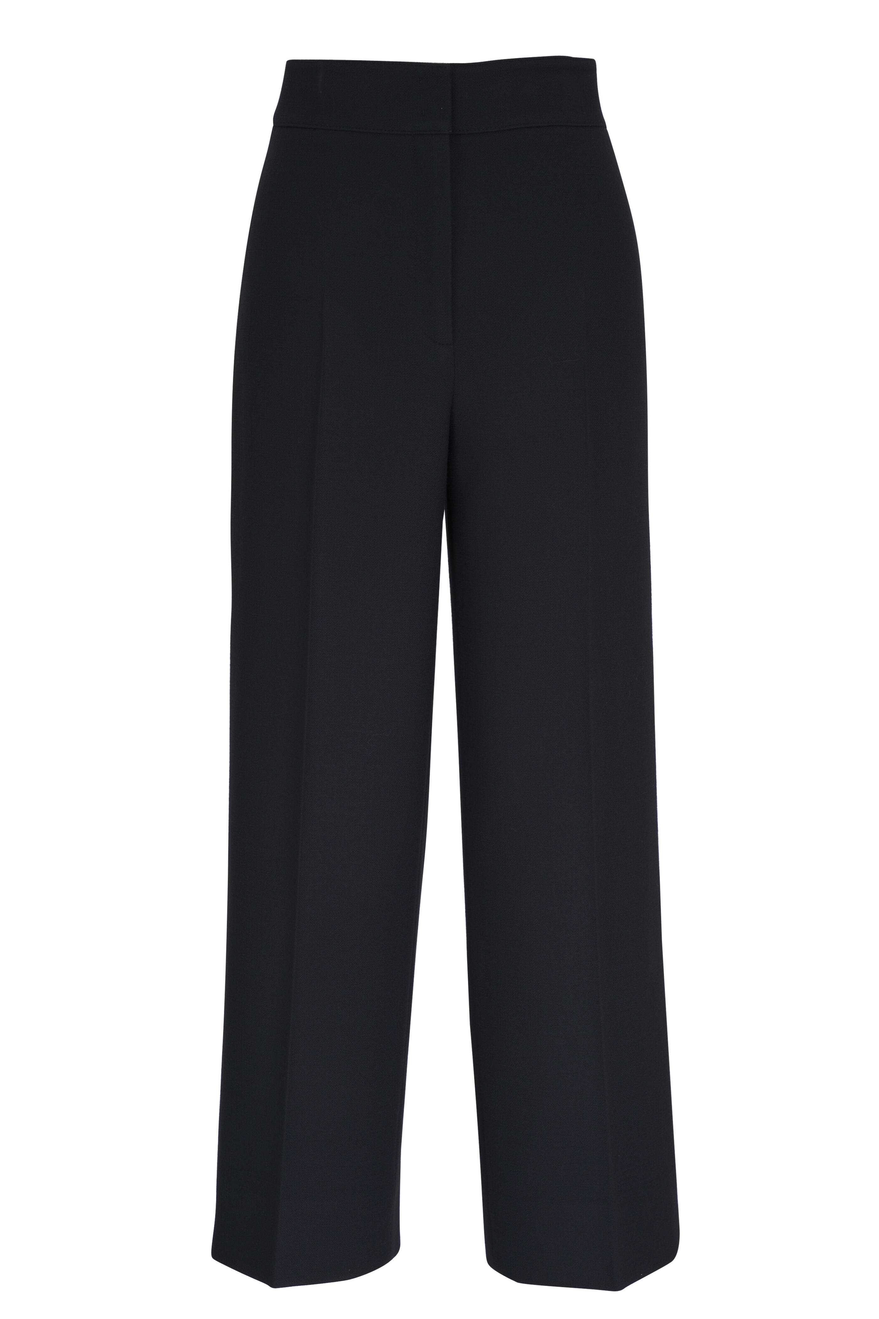 Akris Punto - Chieko Black Wide Straight Leg Pant