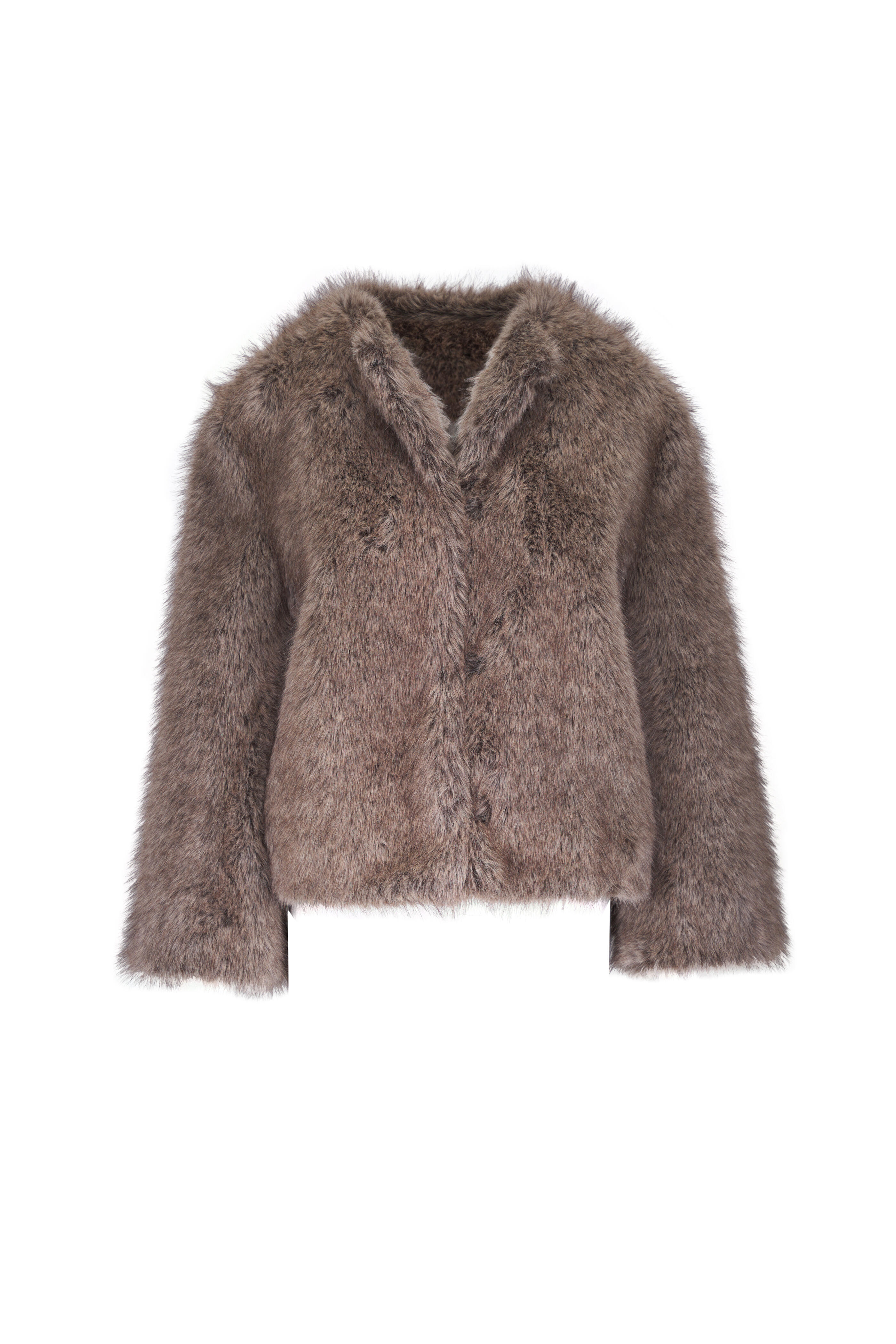 Antonelli - Krumiri Brown Faux Short Coat