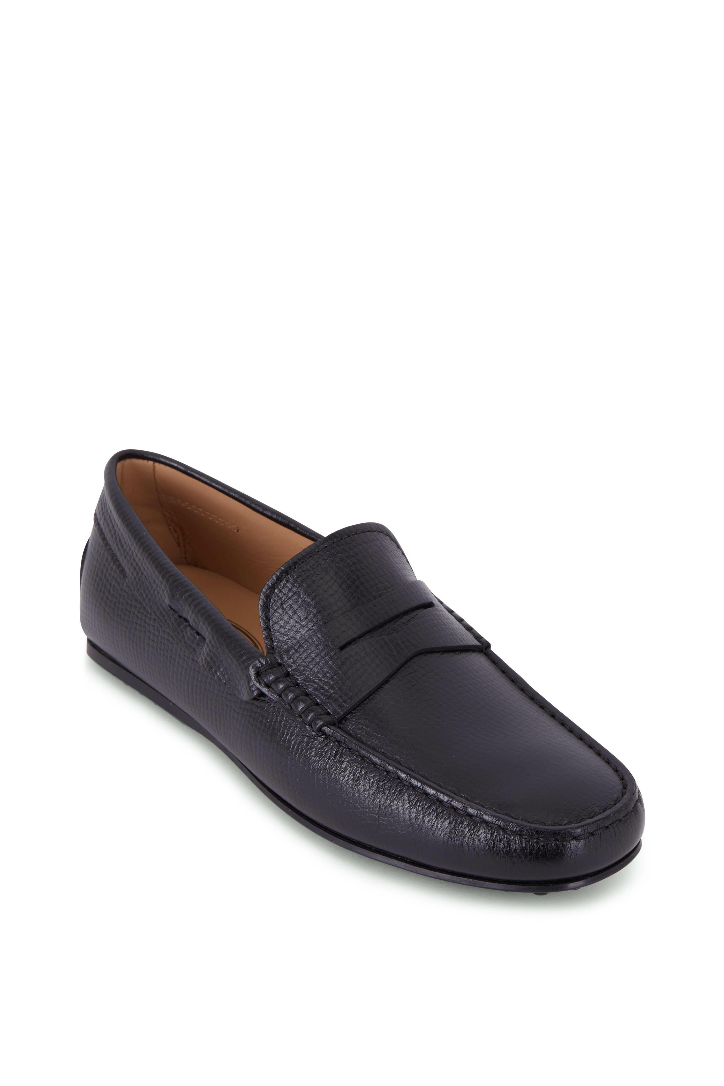 Tod\'s gommini black leather mocs driving moccasin loafer 10.5 Tod main image 2