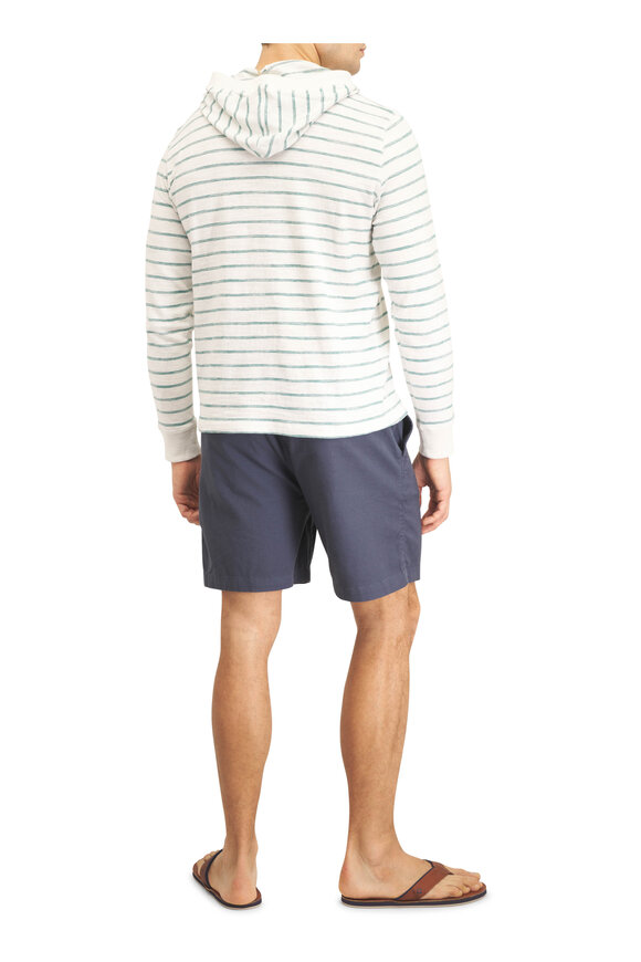 Faherty Brand Essential Blue Nights Drawstring Shorts - view 6