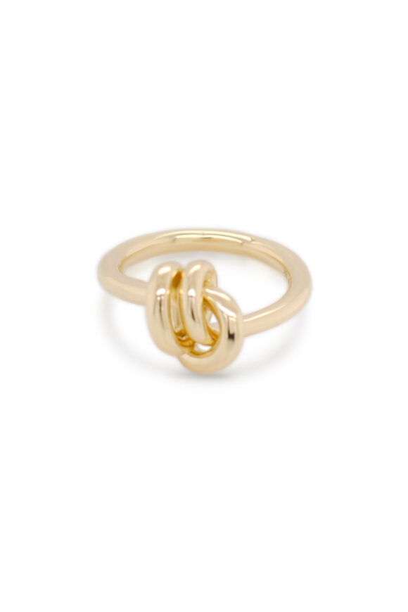 Kali Zoe 18k Yellow Gold Medium Love Knot Ring