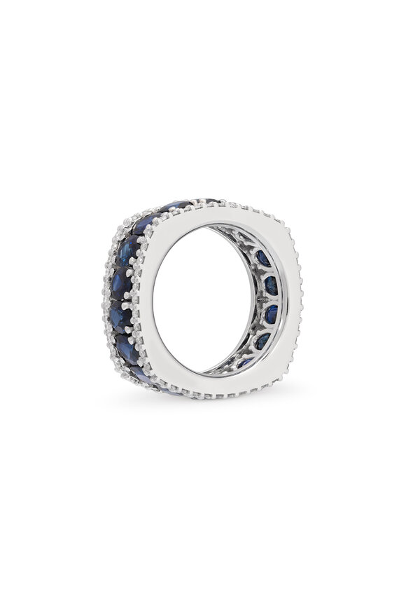 Miseno - Procida Diamond & Sapphire Ring