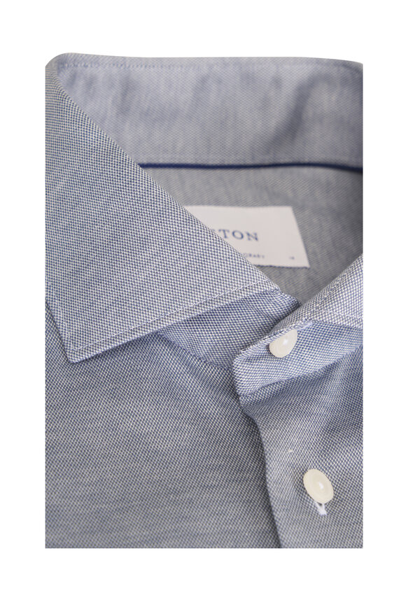 Eton Gray Cotton Sport Shirt - view 3