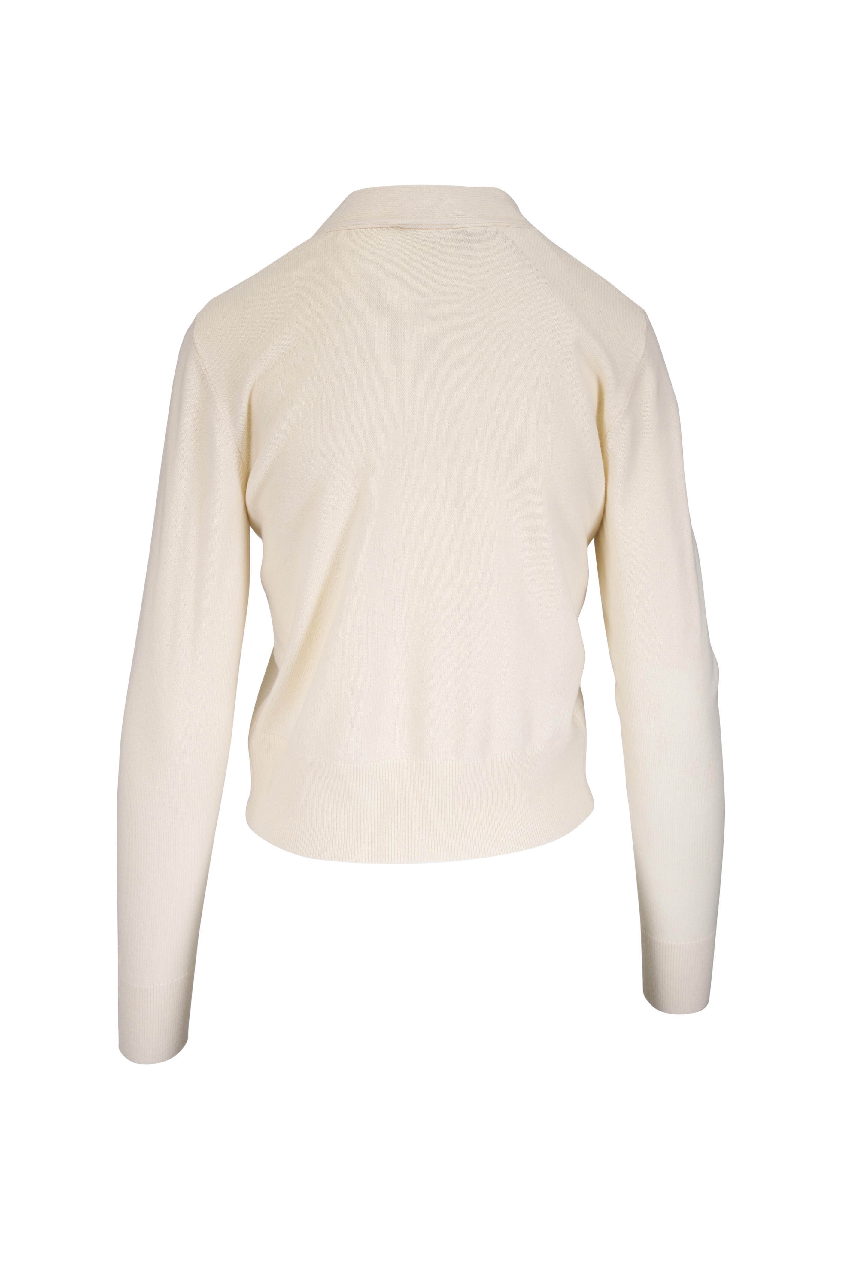 Michael Kors Collection - Ecru Cashmere Cardigan