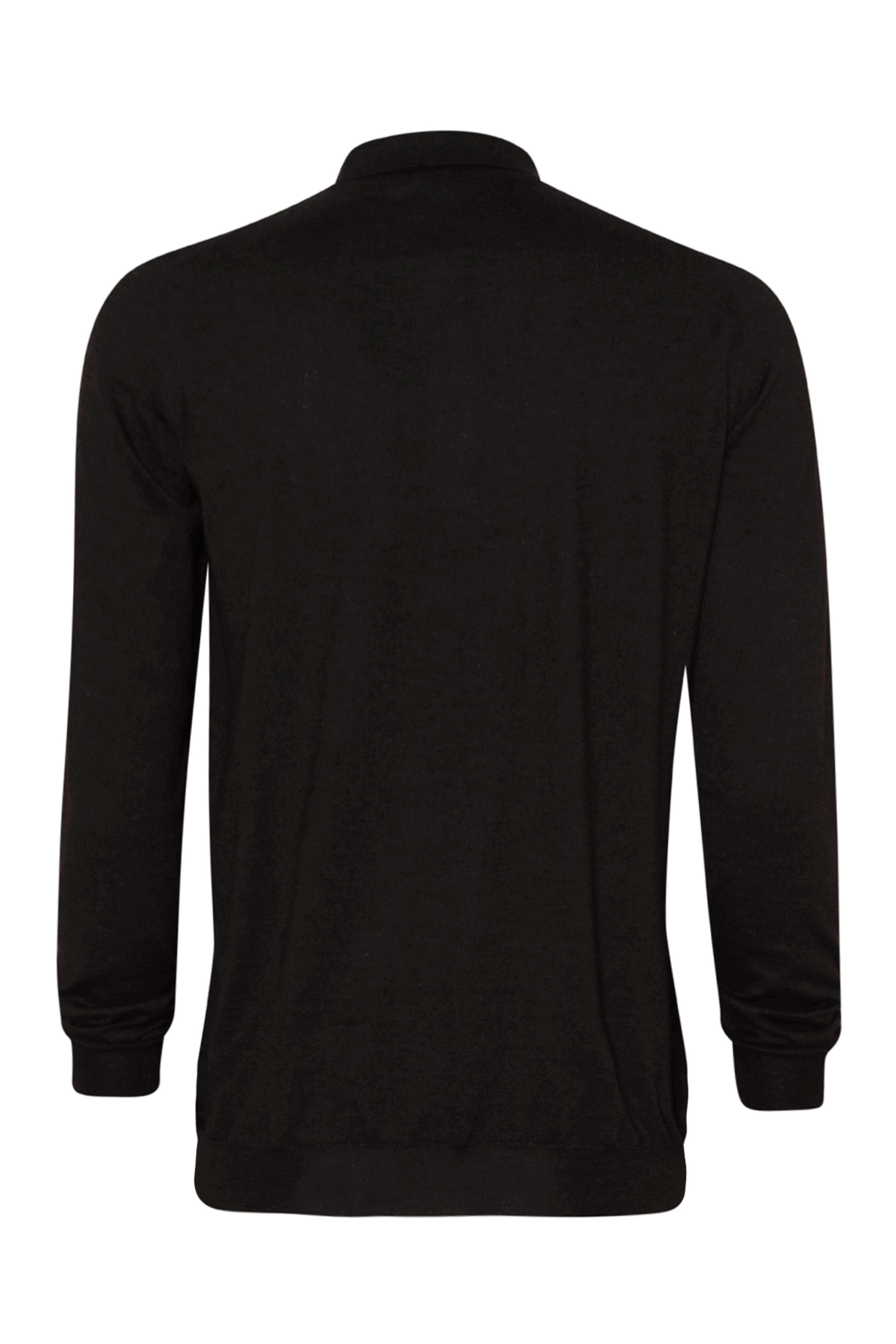 Kiton - Charcoal Gray Cashmere & Silk Zip Polo