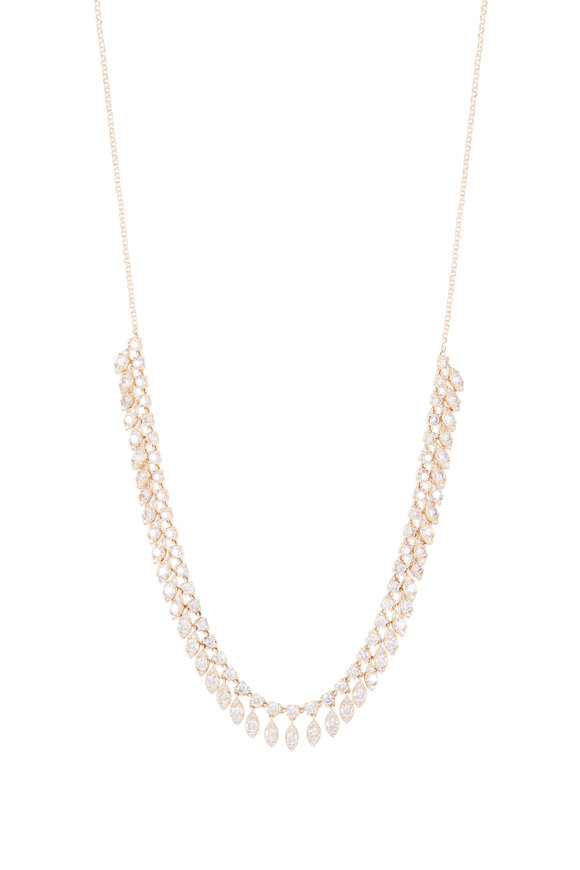 Kai Linz - Diamond Chain Eyedrop Necklace