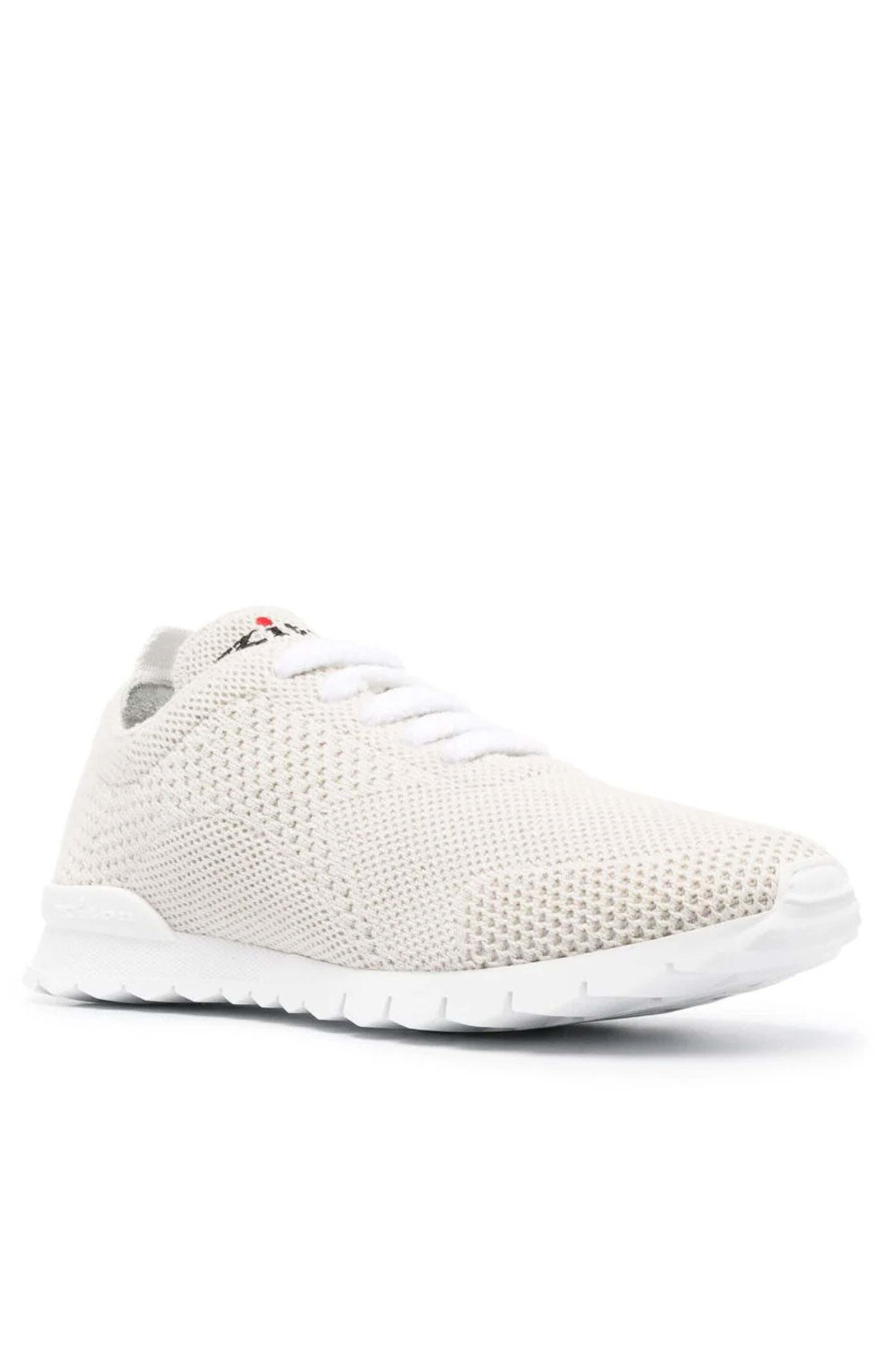Kiton - Knit Low Top Sneaker in Beige