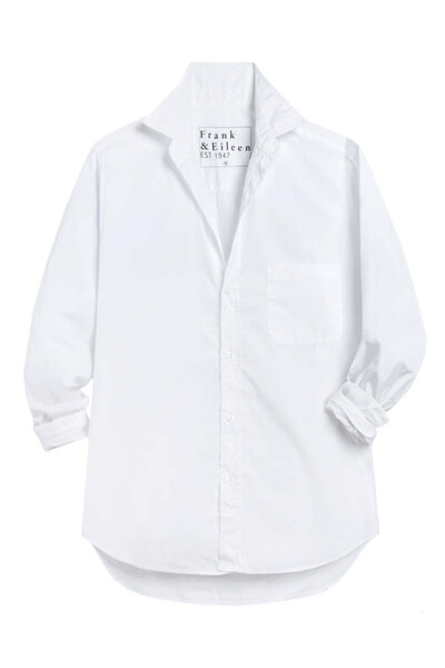 Frank&amp;Eileen - フランクアンドアイリーン　白シャツ　美品　ホワイト Frank & Eileen Eileen Shirt in Featherweight White