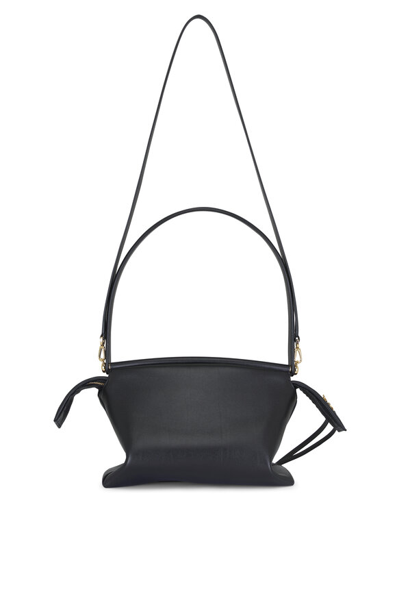 Loewe Small Whisker Black Leather Shoulder Bag - view 3