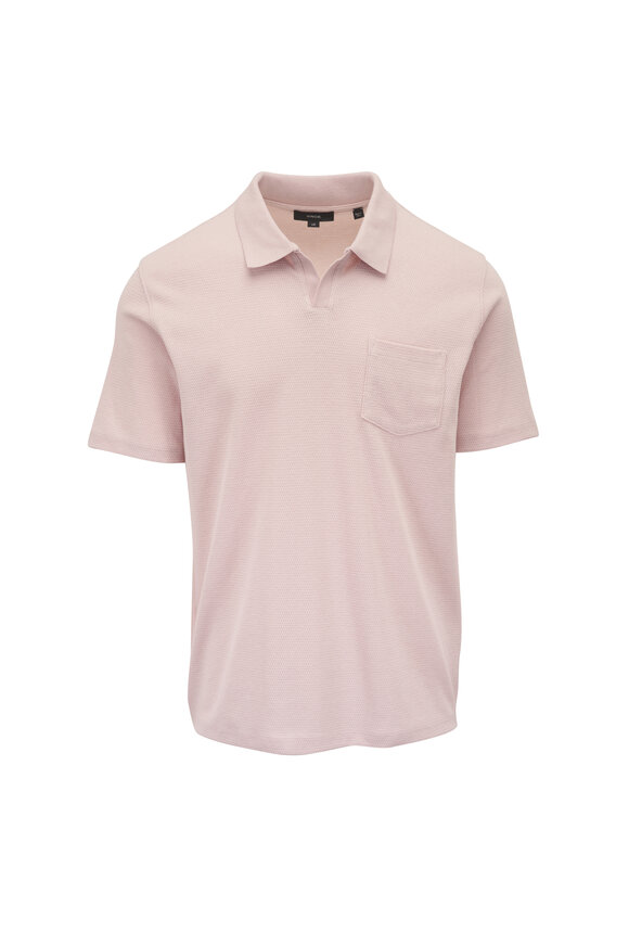 Vince Paradise Pink Johnny Collar Polo
