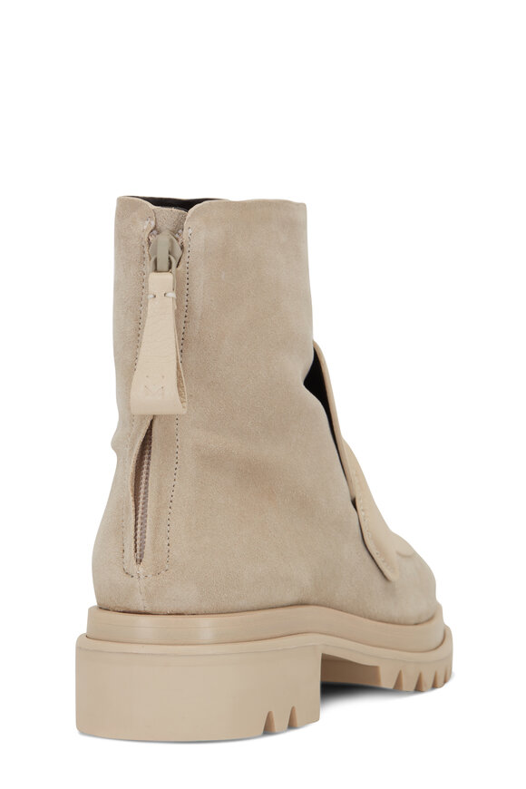 Mercedes Castillo - Dylan Wheat Suede Lug Sole Boot