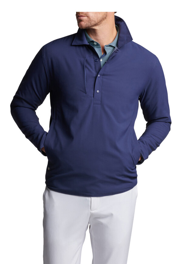 Peter Millar - Approach Navy Insulated Snap Shirt